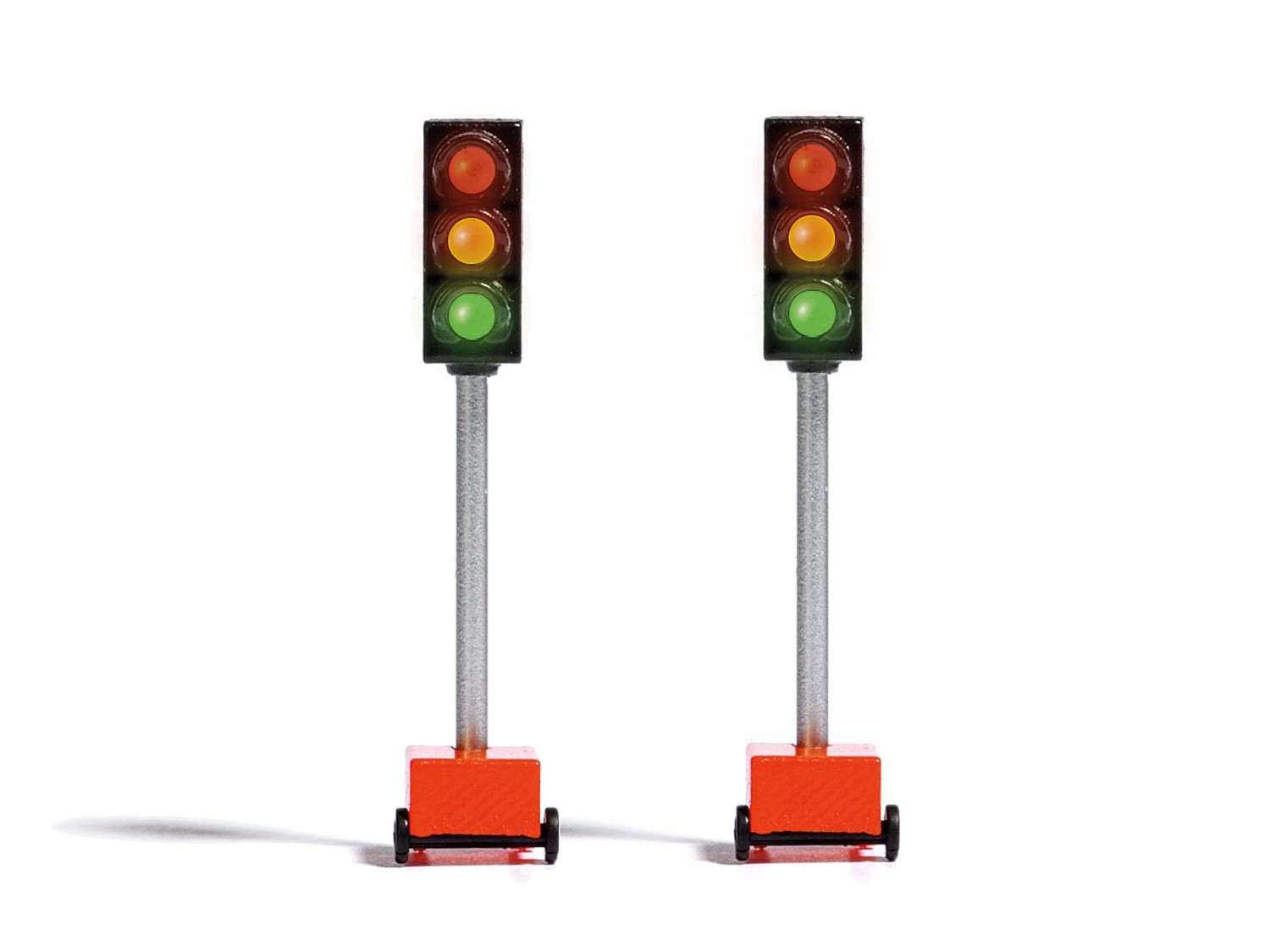 BUSCH 5451 H0 2 Baustellenampeln LED 